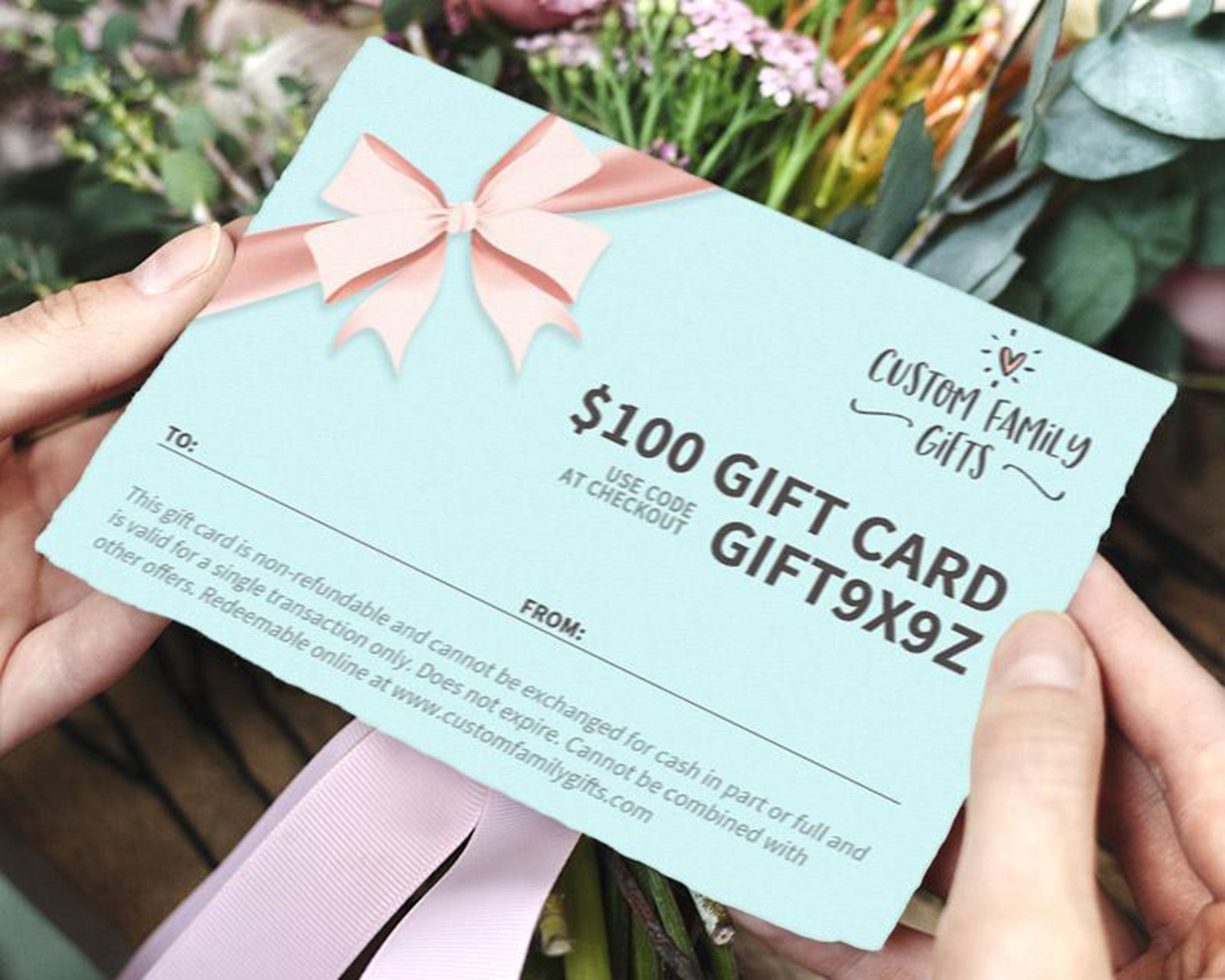 Giveaways, Gift Card Offer